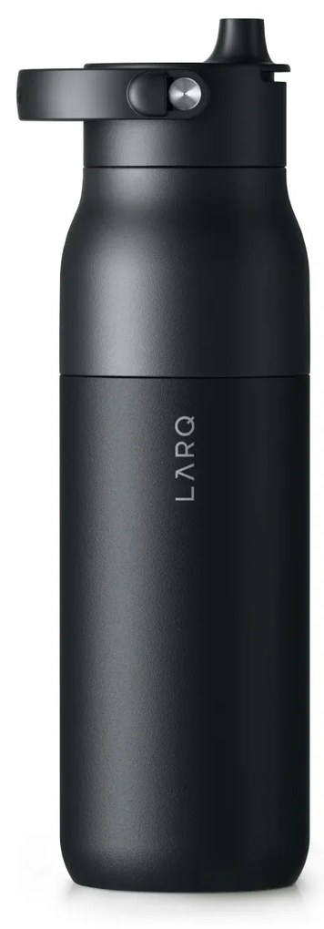 Antibakteriális flakon PureVis 2 Obsidian Black 1000ml - LARQ