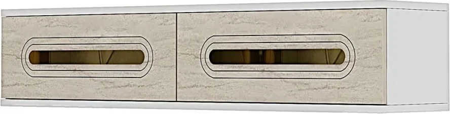 Rany 120 - White, Travertine, Gold