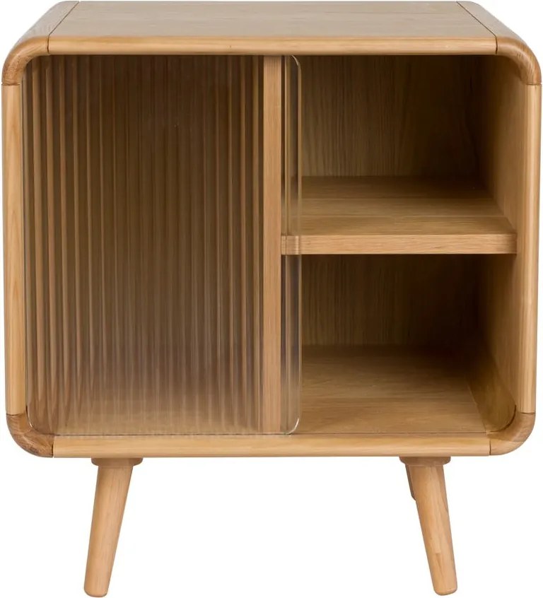 Tömörfa tárolóasztal 40x50 cm Rise – Zuiver