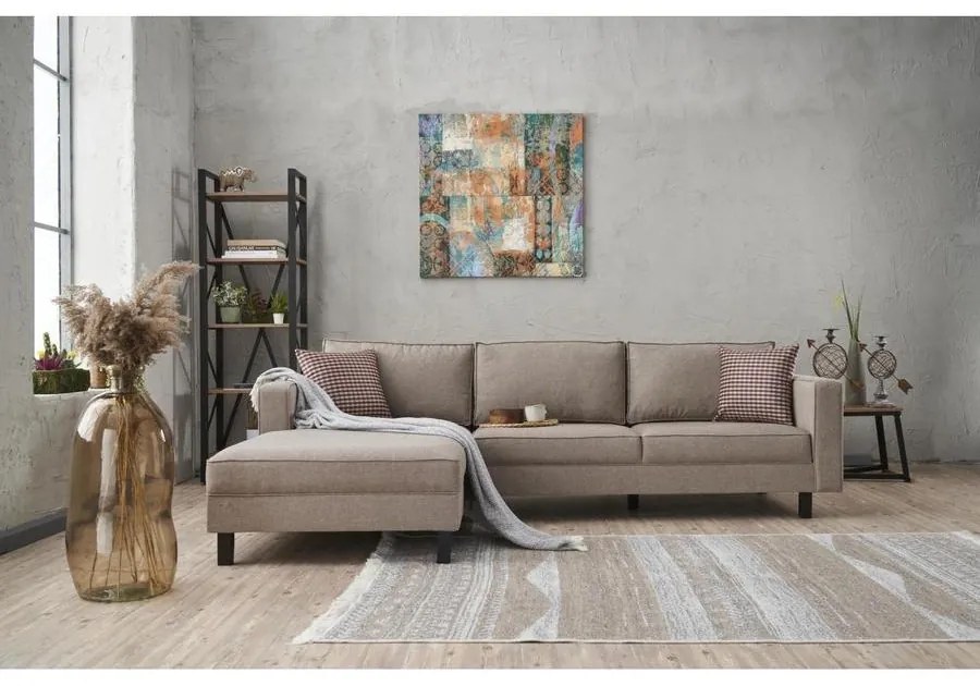 Sarokkanapé Kale Linen Balos - Krém