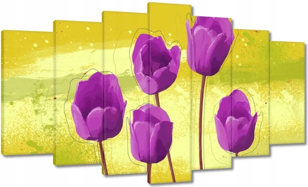 Képek 140x80 Mezei pipacsok Mézes háttér