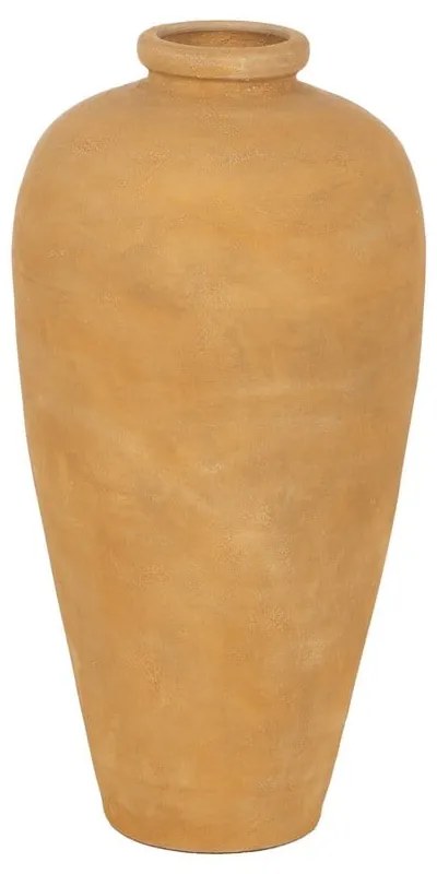 Mustársárga kerámia magas váza (magasság 60 cm) Eufen – Ixia
