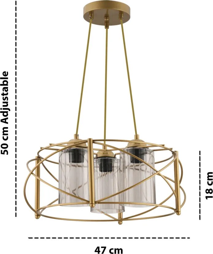 Dratkruh Glass - Gold, Grey