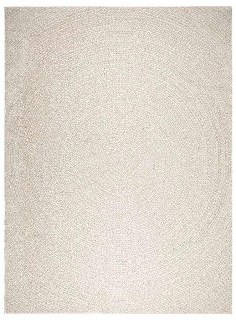 ZIZUR krém juta hatású beltéri és kültéri szőnyeg 240x340 cm