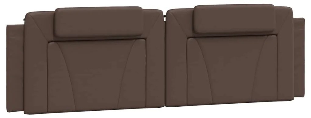 barna ágykeret Viana LED-ekkel matrac nélkül 180 x 200 cm