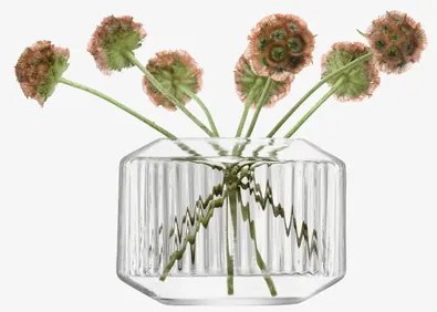 Mécsestartó/váza Rotunda, magasság: 7 cm, átlátszó - LSA international