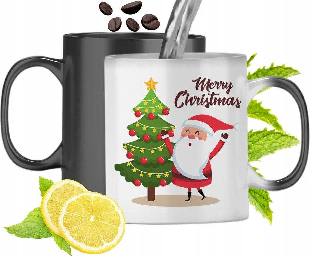 Mágikus Karácsonyi Színváltó Bögre fényképes nyomtatással