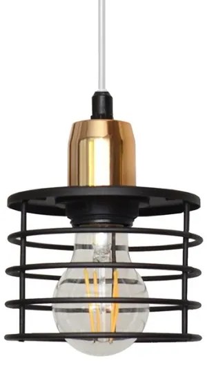 Csillár zsinóron EDISON 3xE27/15W/230V