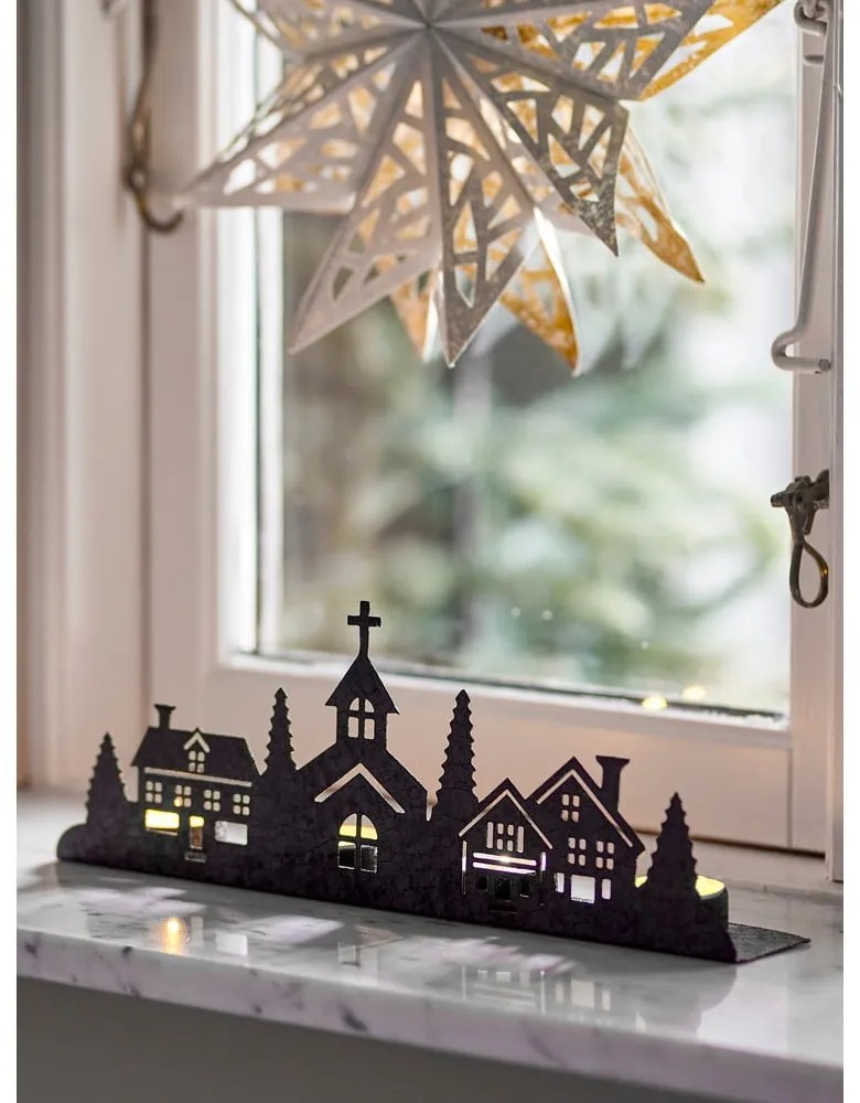 Fém gyertyatartó teamécseshez-adventi Cielo – Bloomingville