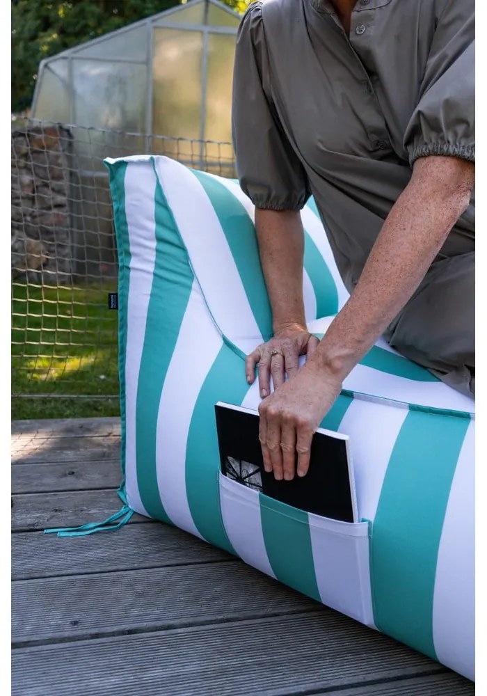 Fehér-zöld kerti babzsák – Bonami Essentials