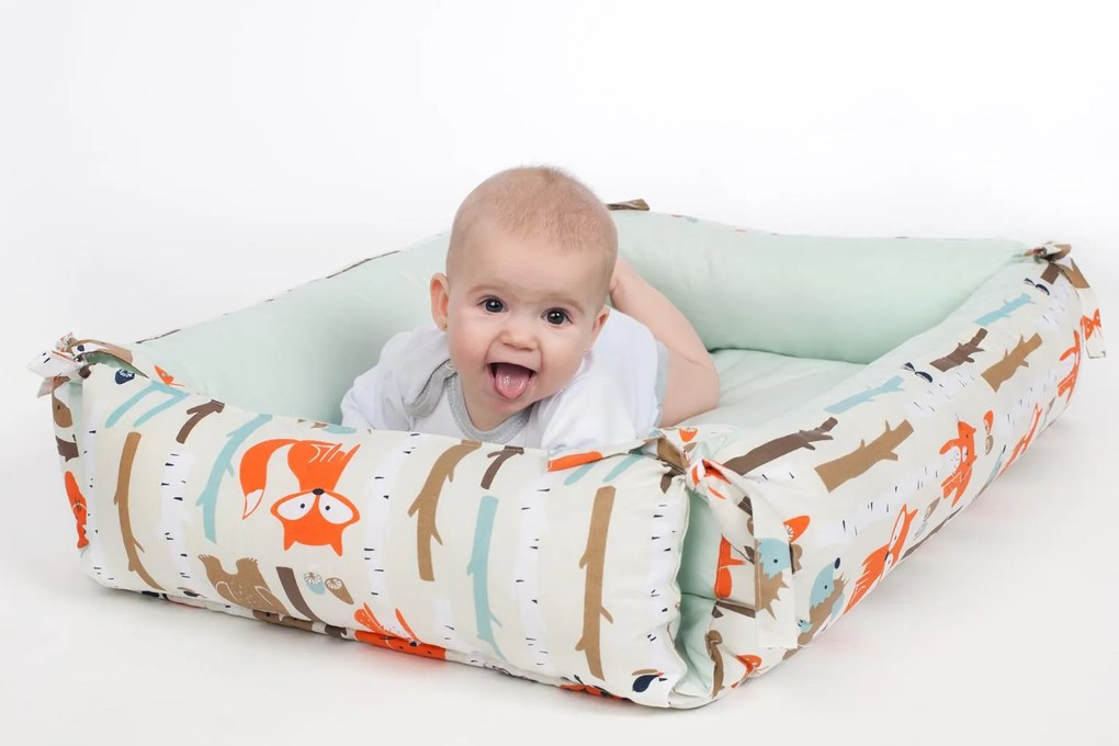 Többfunkciós babafészek párnával és paplannal New Baby nyuszi