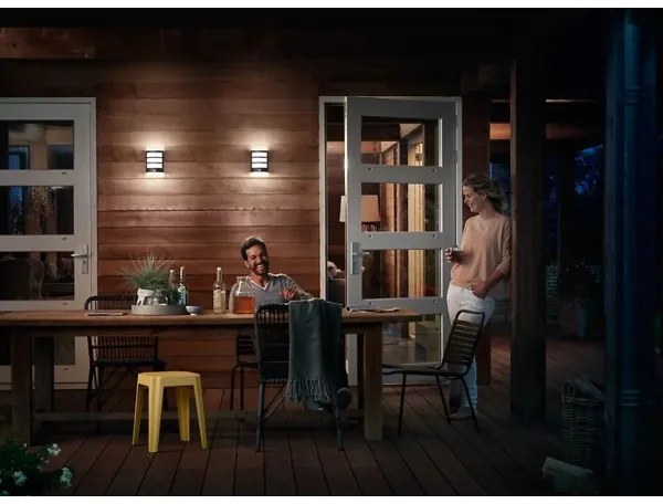 Philips - LED Kültéri fali lámpa érzékelővel PYTHON LED/3,8W/230V IP44