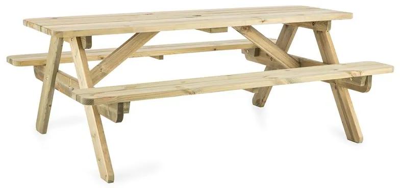 Picknicker 180, piknik asztal, kerti bútor, 32 mm, boróka, 45 kg