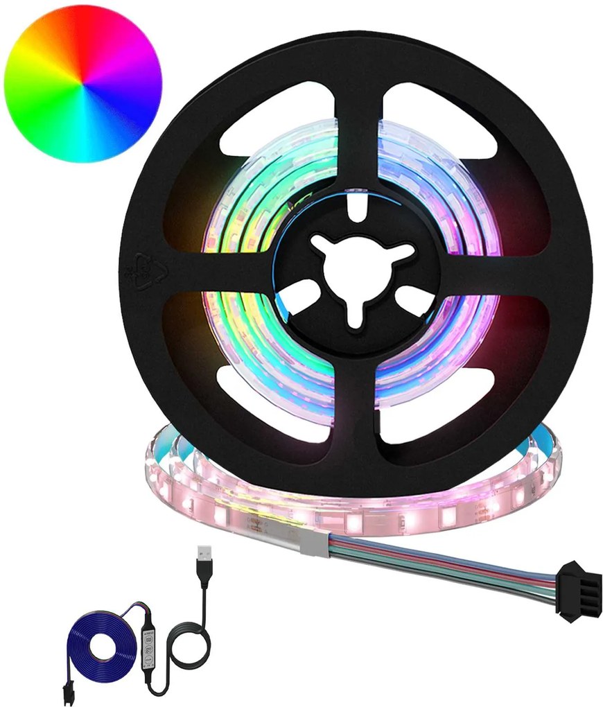 vidaXL LED szalag 12 pcs Fekete és Átlátszó 550 mm Réz és műanyag