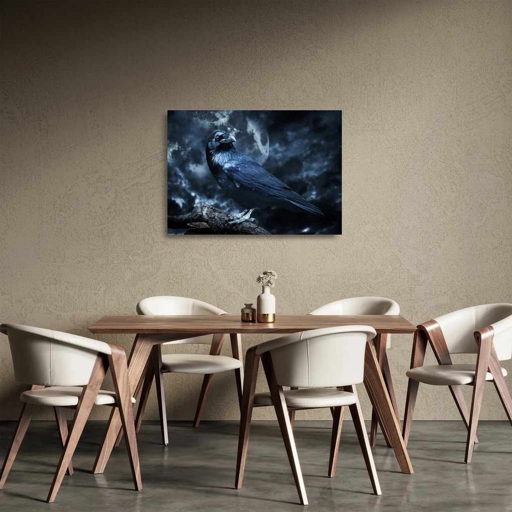 Kép - Holló (üvegen) (70x50 cm)