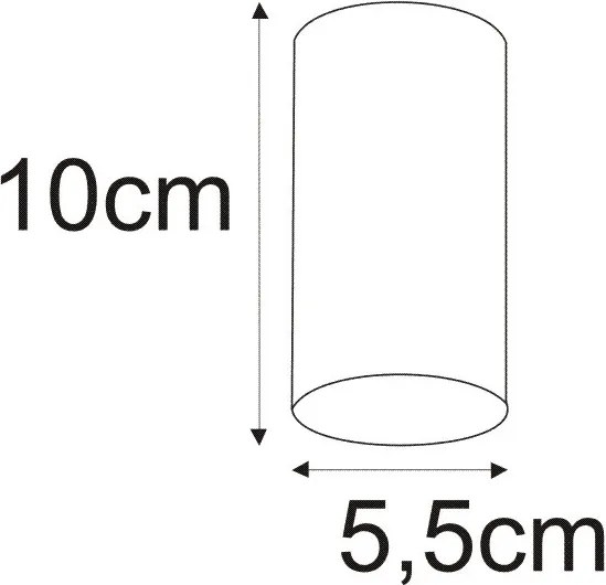 KAJA K-4414 MILE WHITE Fehér Színű Spotlámpa 1xGU10 10W IP20