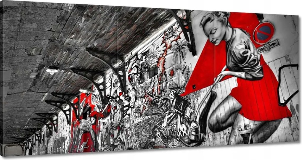 Festmények 120x60 Grafiti Ifjúsági motívum