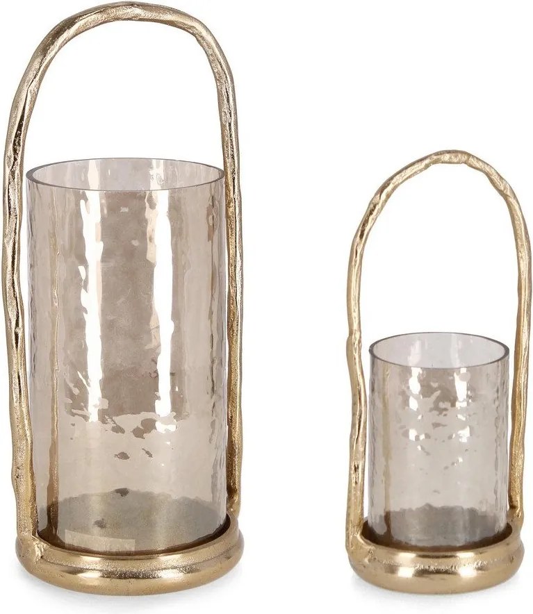 Fém gyertyatartó készlet teamécseshez 2 db-os Sagar – Bizzotto