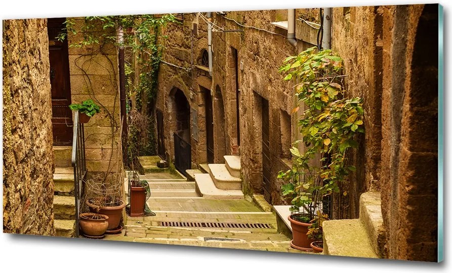 Fotótapéta üvegfalra Olasz utcák 125x50