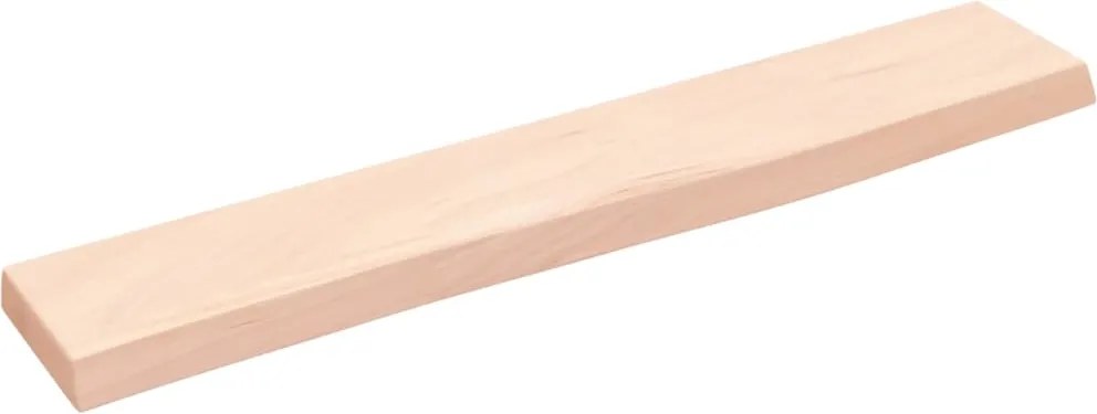 vidaXL kezeletlen tömör tölgyfa fali polc 60x10x2 cm
