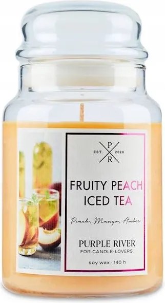 Szójagyertya Purple River Fruity Peach Iced Tea