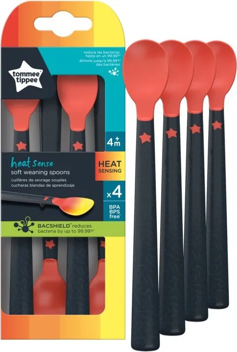 Tommee Tippee Heat sense hőérzékelős etetőkanál 4hó (4 db)