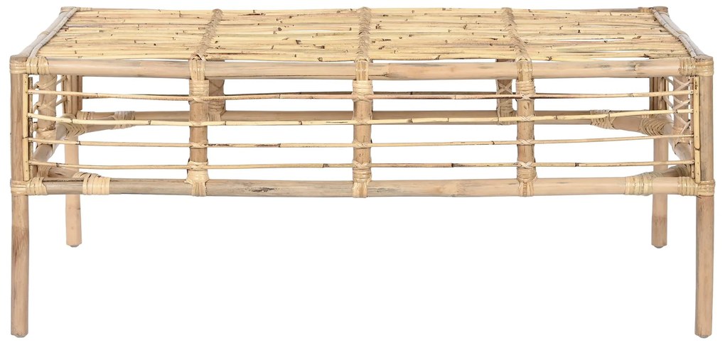 BALINESE rattan dohányzóasztal 110X60X45 cm