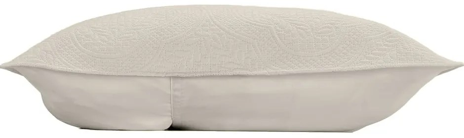 Krémszínű mikroszálas ágytakaró és párnahuzat szett 240x260 cm Romane – douceur d'intérieur