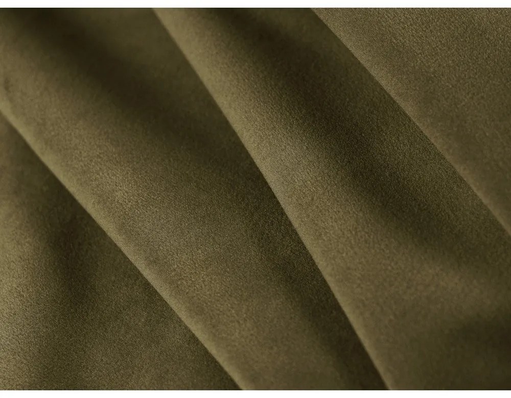 Zöld bársony kanapé 140 cm Abby – Micadoni