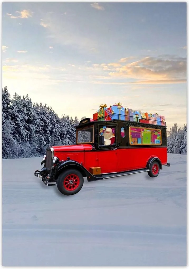 Poszterek 70x100 Mikulás Lappföld