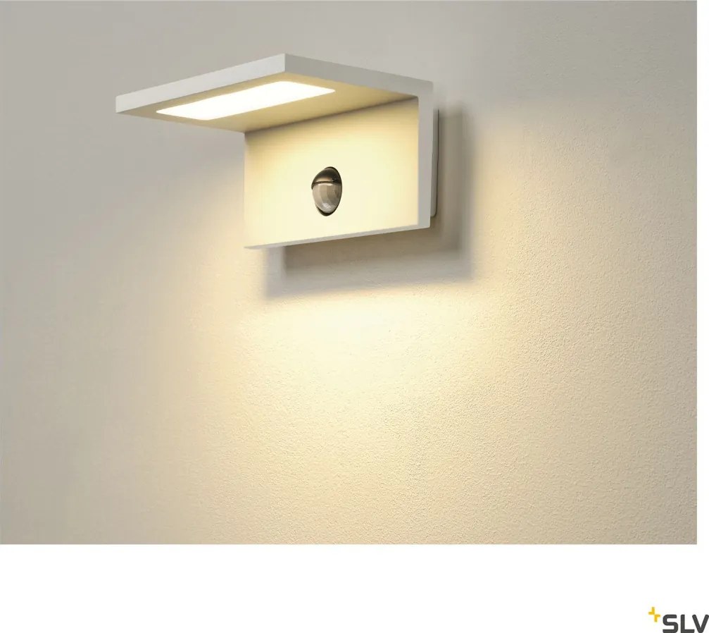 SLV 1001970 LED SENSOR Fali Lámpa Mozgásérzékelővel Fehér LED IP44