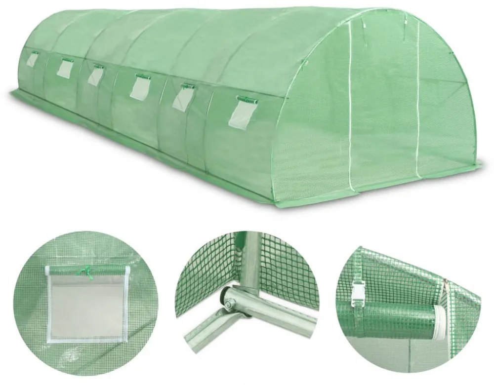 melegház 27 m² 900 x 300 x 200 cm