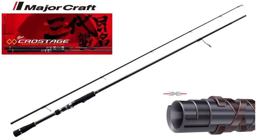 MAJOR CRAFT CROSTAGE CRX-722H/B CAST FAST 2.18m MAX 45gr horgászbot