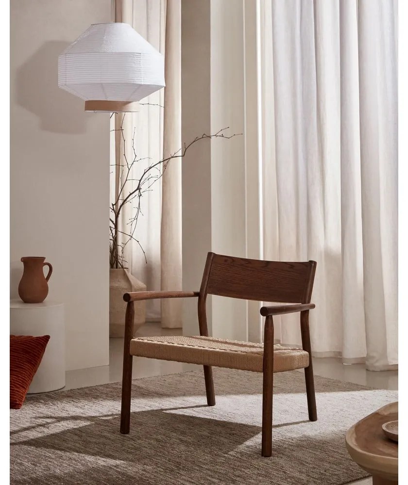 Natúr színű fotel Yalia – Kave Home