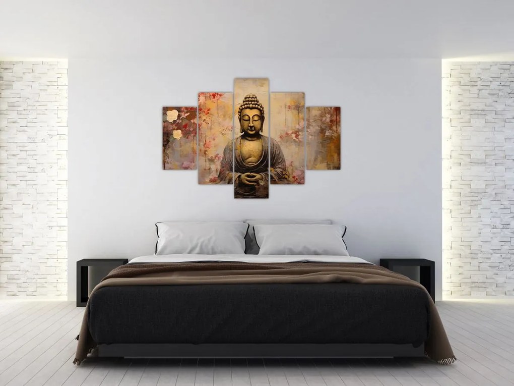 Kép - Buddha, festészet (150x105 cm)