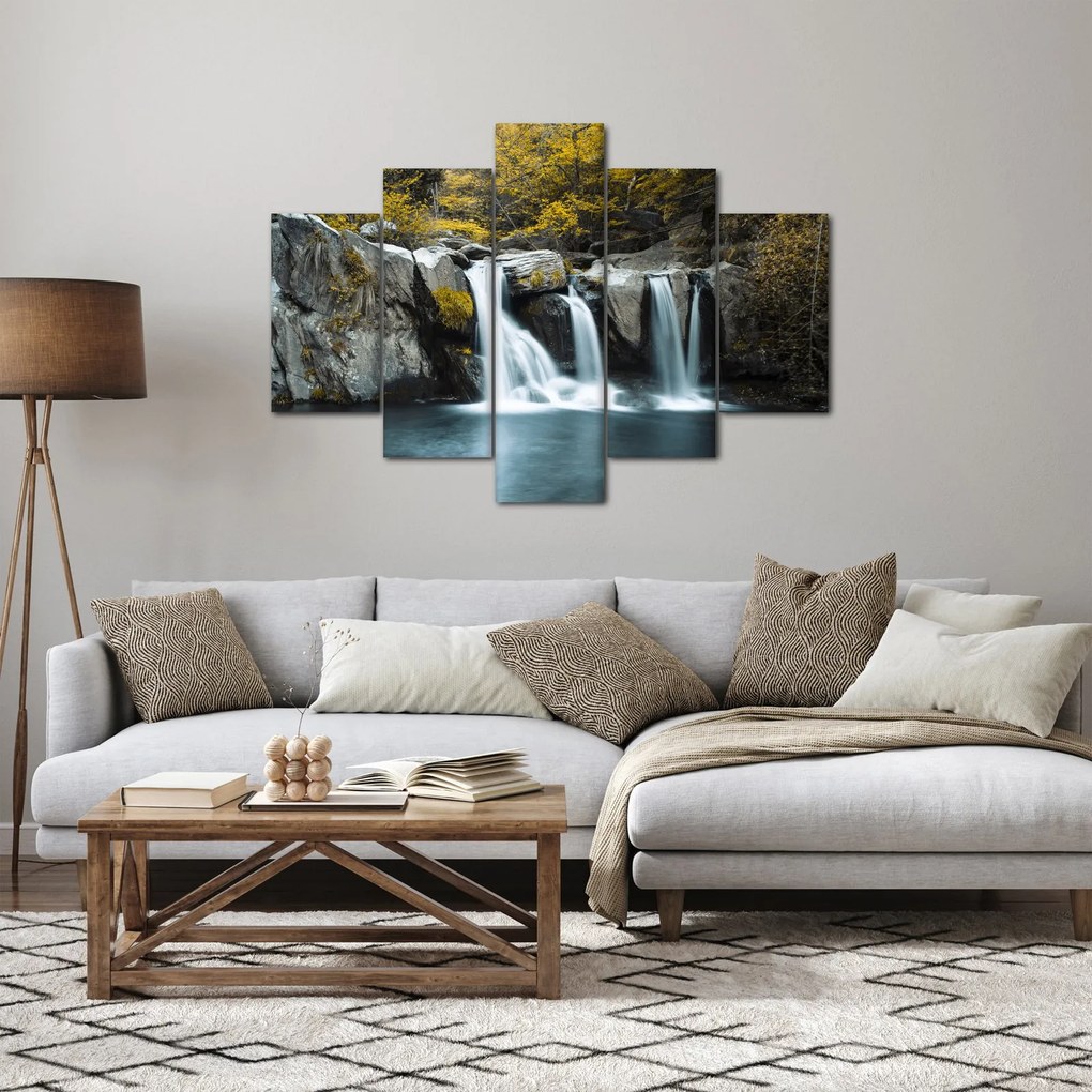 Kép - vízesés, Lushan, Kína (150x105 cm)