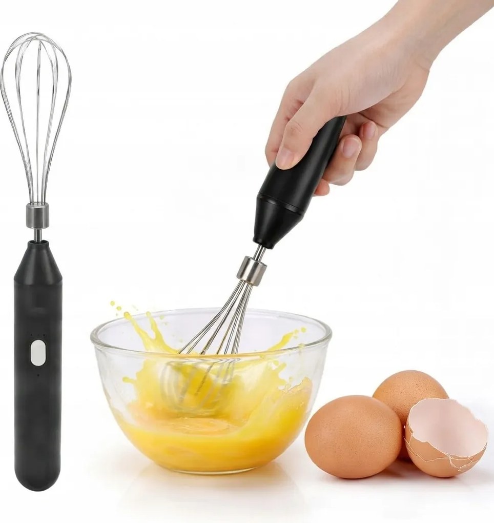 Habverő Mixer Elektromos Habverő Tojás Vezeték Nélküli Usb