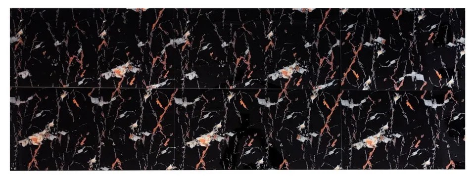 Fali öntapadós panel szett 6 db-os 60x30 cm Black Gold – SP TREND