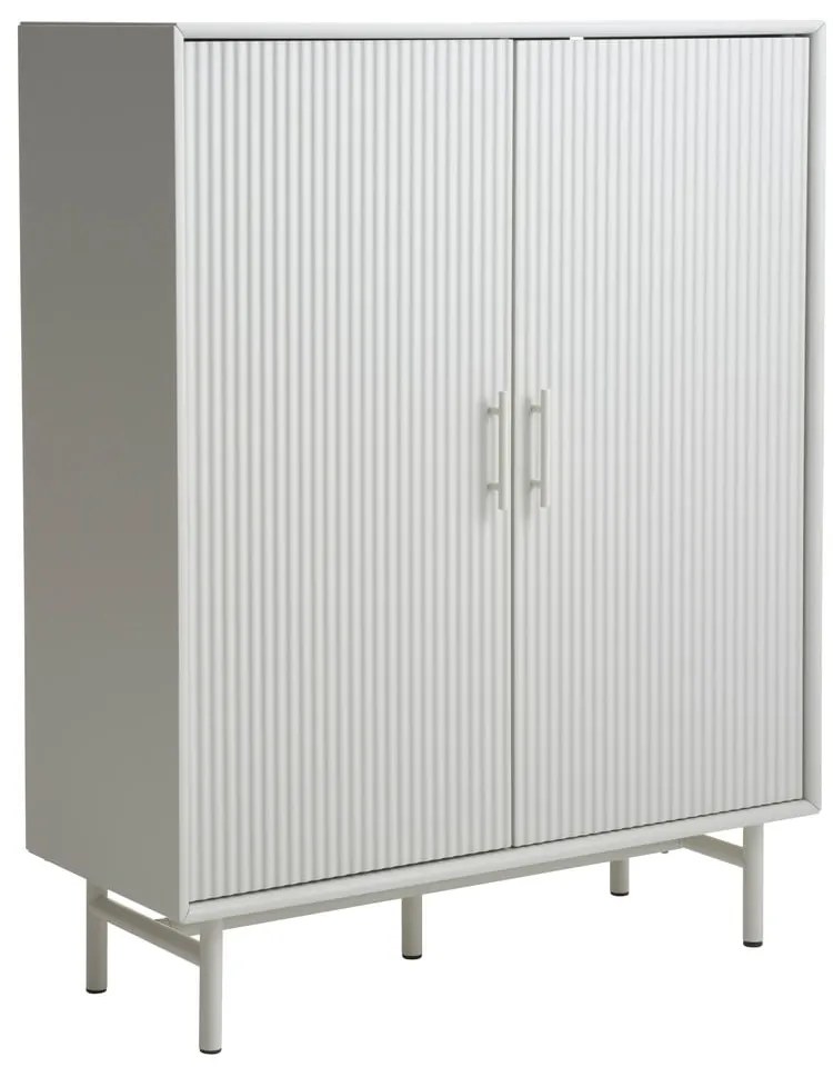 Szürke szekrény 100x125x40 cm Palma – Unique Furniture