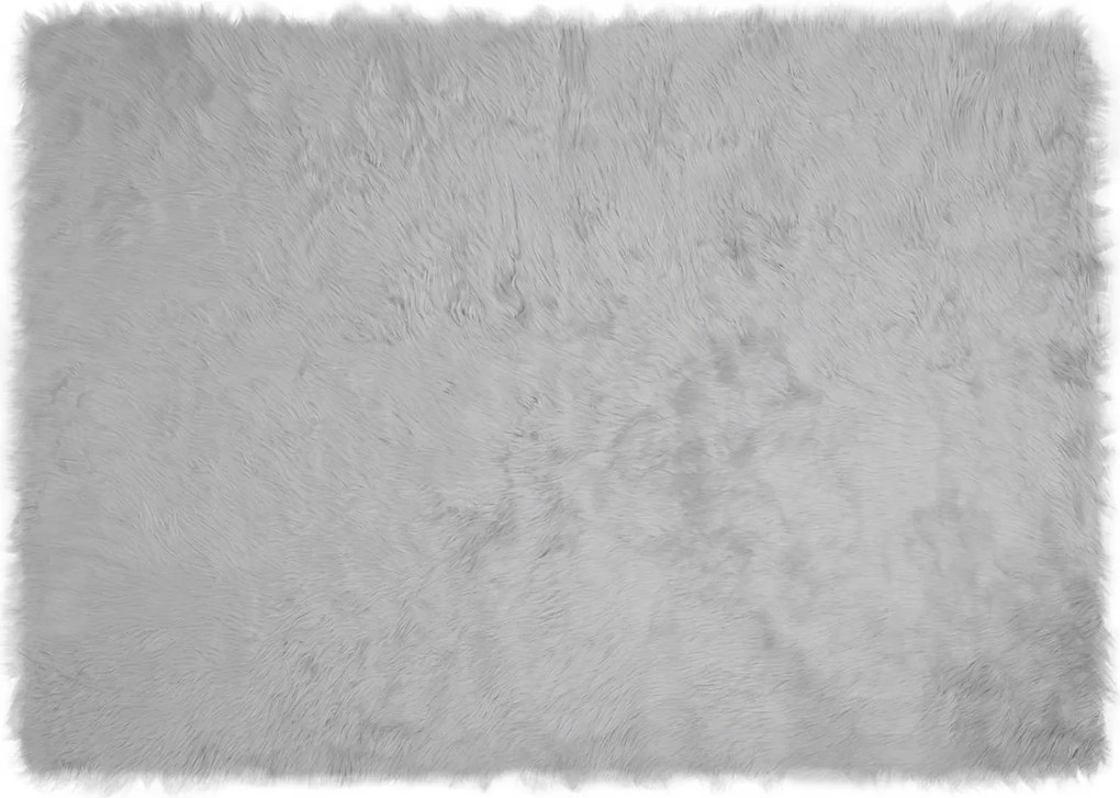 vidaXL Műgyapjú Szőnyeg Tafalla Szürke 140 x 200 cm Poliészter
