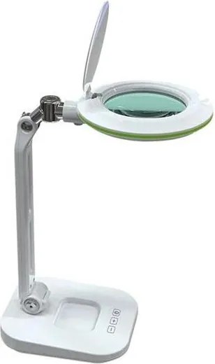 LED fényerőszabályozható asztali lámpa nagyítóval LED/7W/230V 6500K fehér