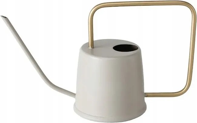 Öntözőkanna fém fehér zománc Matt