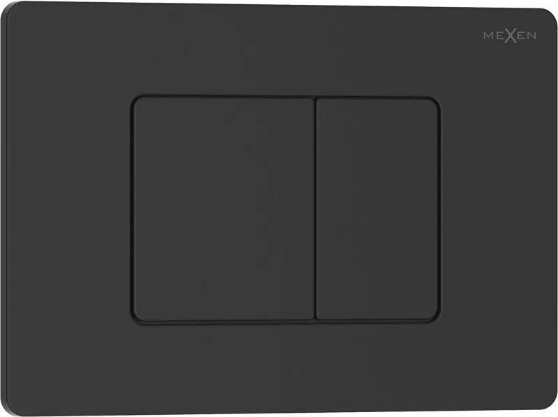 Mexen Tex 05 öblítő gomb rozsdamentes acél, fekete matt - 6105-02