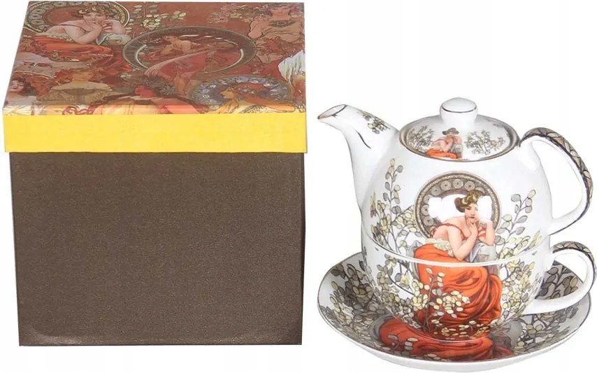 3 darabos teáskészlet, Mucha light