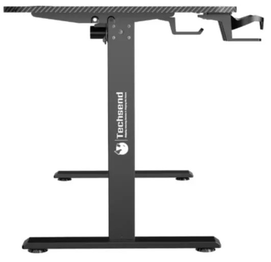 Techsend Electric Adjustable Lifting Desk PEL1675R elektromos állítható magasságú íróasztal (160 x 60-75 cm) Fekete