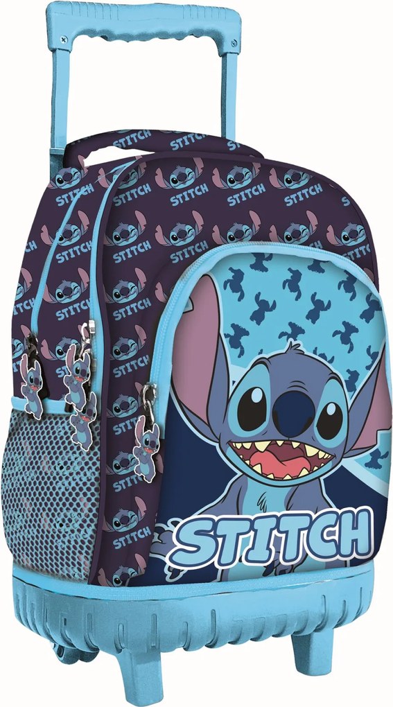 Disney Lilo és Stitch, A csillagkutya Abstract prémium gurulós iskolatáska, táska 44 cm
