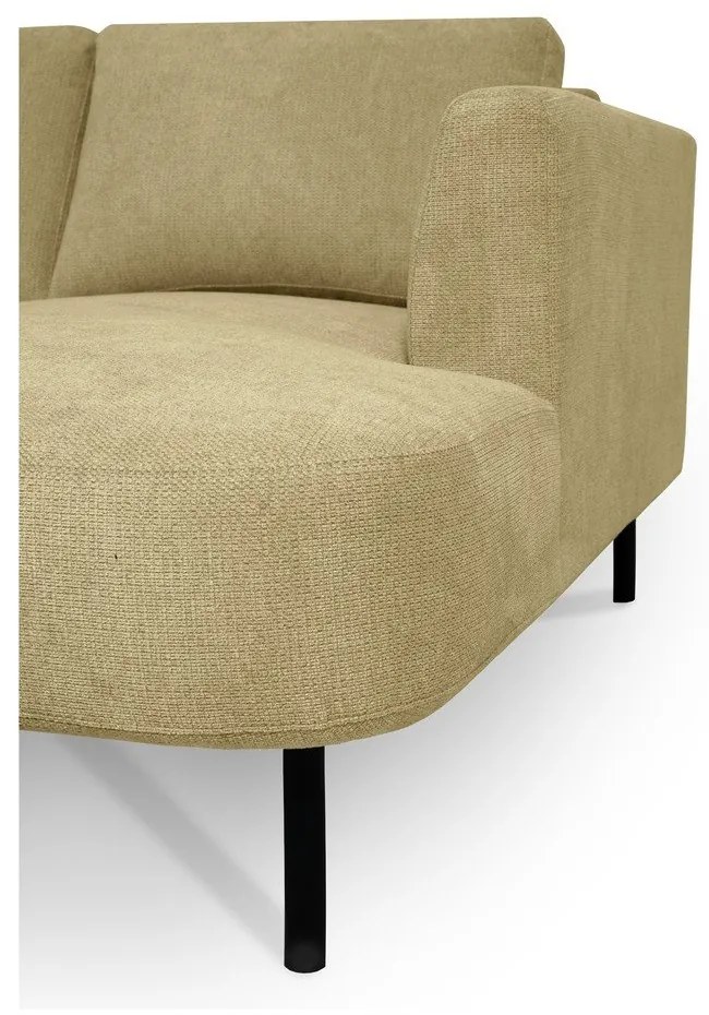 Okkersárga sarokkanapé (bal oldali-U alakú) Hero – Scandic