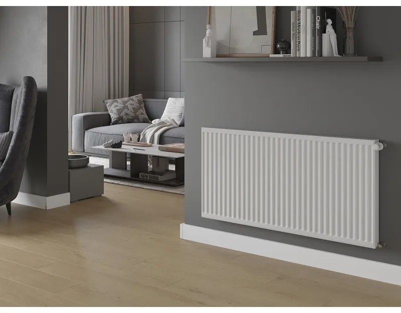 Mexen C11, acél panel radiátor 600 x 900 mm, oldalcsatlakozás, 840 W, fehér, W411-060-090-00