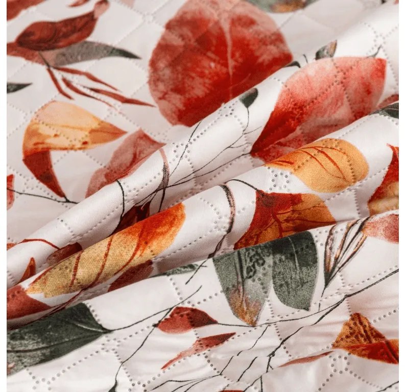 Ágytakaró AUTUMN LEAVES mintával, színes Méret: 170 x 210 cm