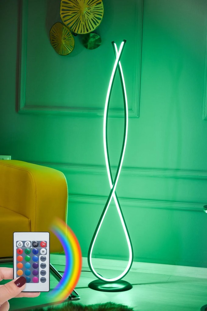 Állólámpa, Infinity Fekete - Multicolor